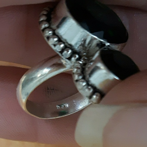 New Chrome Diopside 925 Silver Ring. - Picture 9 of 9